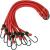 Am-Tech 6 Leg Spider Bungee Cords Red 75cm (30-Inch) S0656